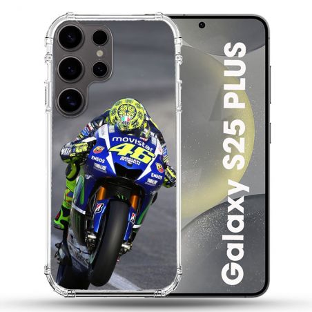 Coque Renforcée Pour Samsung Galaxy S25 PLUS Moto Course GP Wheeling 46