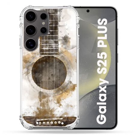 Coque Renforcée Pour Samsung Galaxy S25 PLUS Musique Guitare Tag