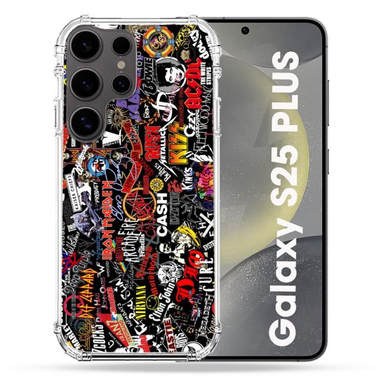Coque Renforcée Pour Samsung Galaxy S25 PLUS Musique Rock Groupe