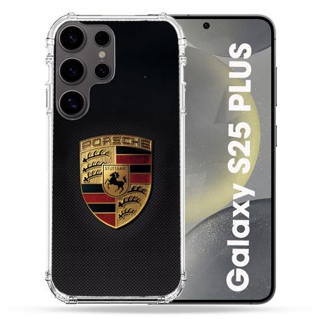 Coque Renforcée Pour Samsung Galaxy S25 PLUS Porsche Carbone