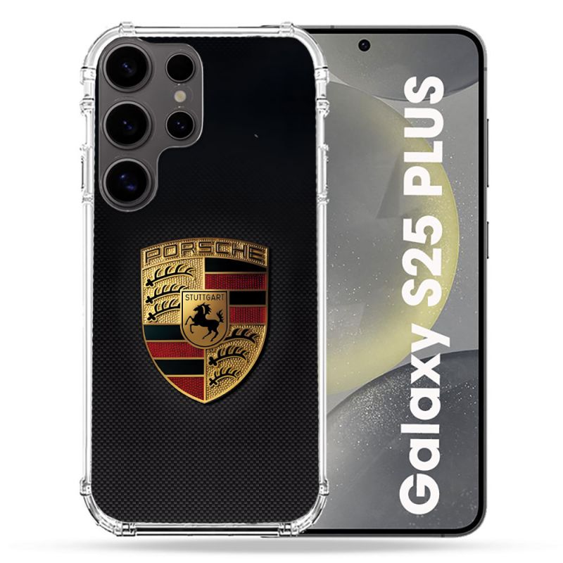 Coque Renforcée Pour Samsung Galaxy S25 PLUS Porsche Carbone