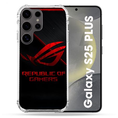 Coque Renforcée Pour Samsung Galaxy S25 PLUS ROG Rouge