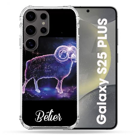 Coque Renforcée Pour Samsung Galaxy S25 PLUS Signe Zodiaque 2 Bélier