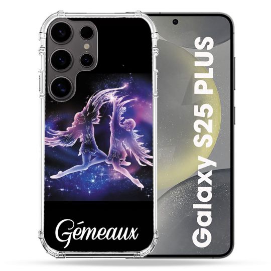 Coque Renforcée Pour Samsung Galaxy S25 PLUS Signe Zodiaque 2 Gémeaux