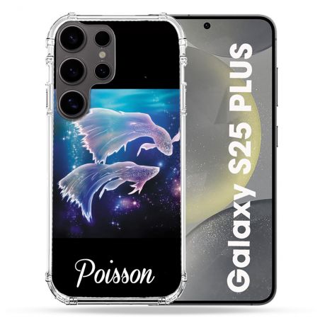 Coque Renforcée Pour Samsung Galaxy S25 PLUS Signe Zodiaque 2 Poisson