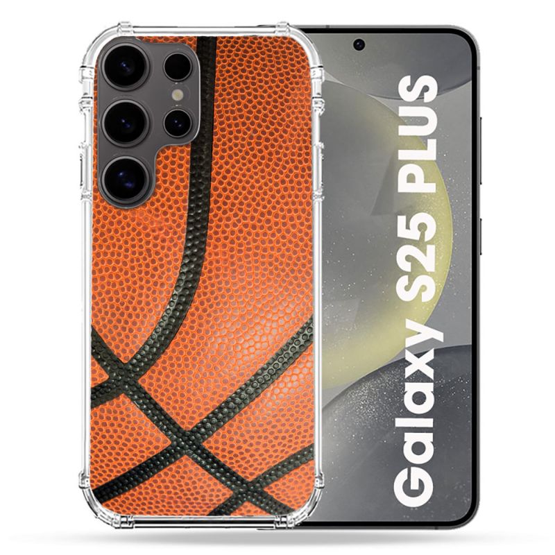 Coque Renforcée Pour Samsung Galaxy S25 PLUS Sport Ballon Basket
