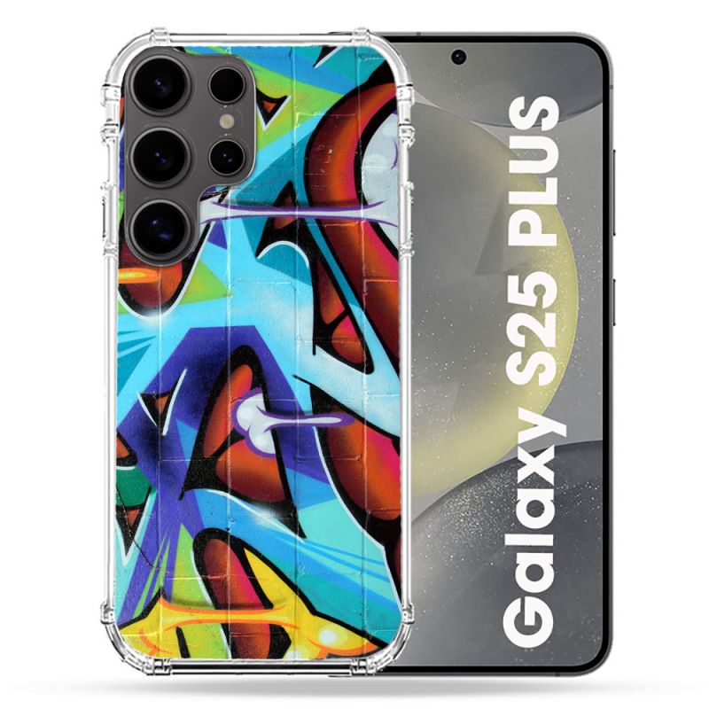 Coque Renforcée Pour Samsung Galaxy S25 PLUS Street Art Graf Color