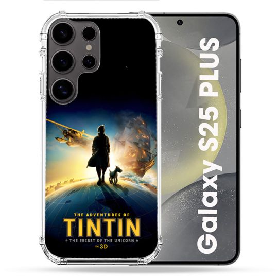 Coque Renforcée Pour Samsung Galaxy S25 PLUS Tintin Affiche