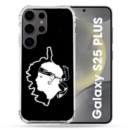 Coque Renforcée Pour Samsung Galaxy S25 PLUS Voyage Corse Noir