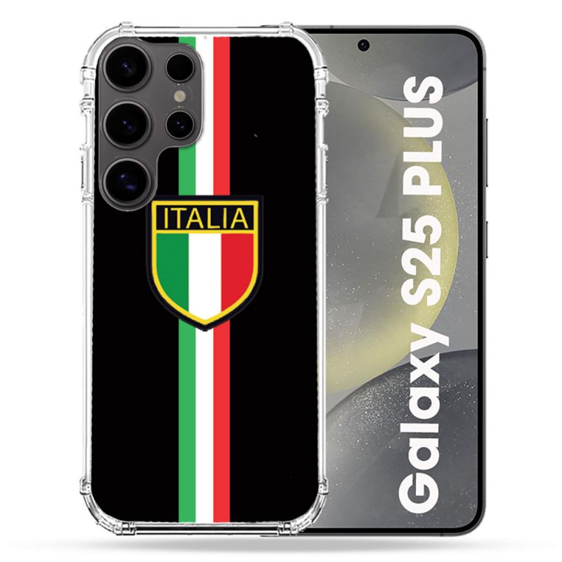 Coque Renforcée Pour Samsung Galaxy S25 PLUS Voyage Italie 3 Noir