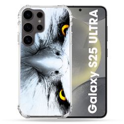 Coque Renforcée Pour Samsung Galaxy S25 ULTRA Animal Aigle Royal Blanc