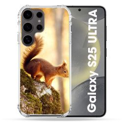 Coque Renforcée Pour Samsung Galaxy S25 ULTRA Animal Ecureuil Bois
