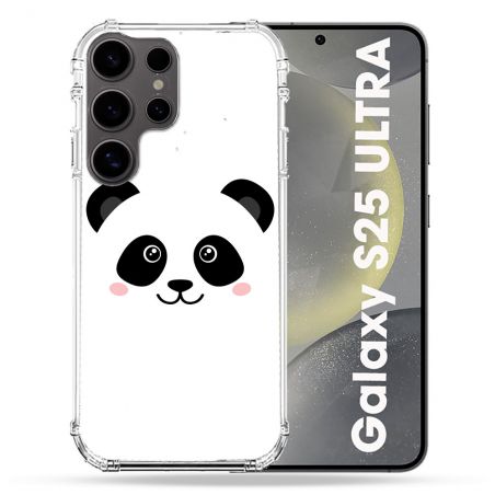 Coque Renforcée Pour Samsung Galaxy S25 ULTRA Animal Panda Blanc