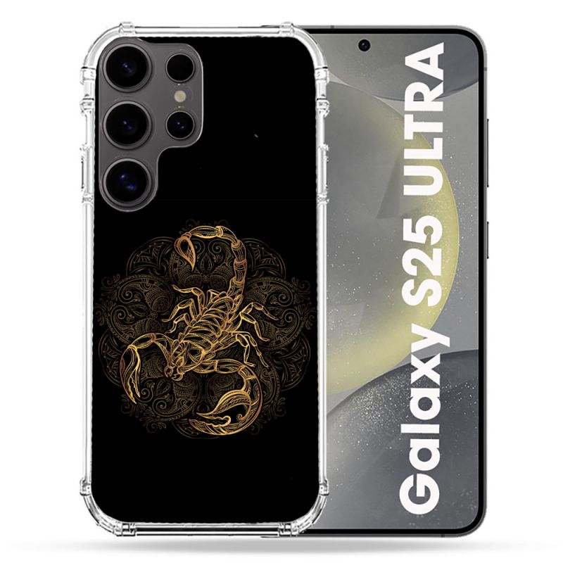 Coque Renforcée Pour Samsung Galaxy S25 ULTRA Animal Scorpion Fresque