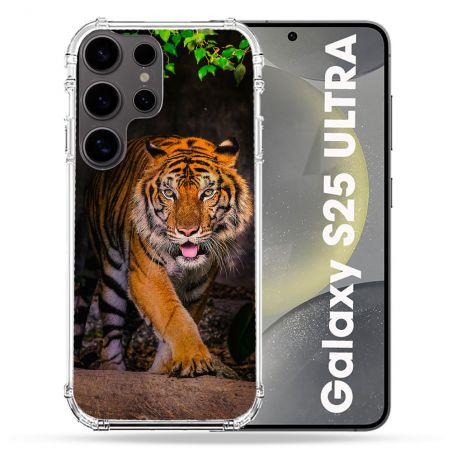 Coque Renforcée Pour Samsung Galaxy S25 ULTRA Animal Tigre Jungle