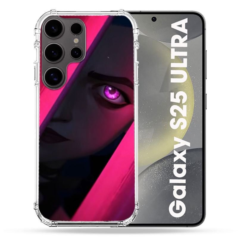 Coque Renforcée Pour Samsung Galaxy S25 ULTRA Arcane Jynx Rose