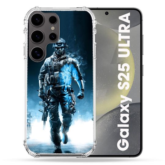 Coque Renforcée Pour Samsung Galaxy S25 ULTRA Call Of Duty Guerrier