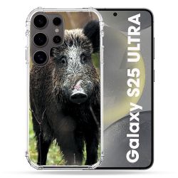 Coque Renforcée Pour Samsung Galaxy S25 ULTRA Chasse Sanglier bois