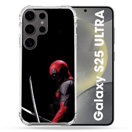 Coque Renforcée Pour Samsung Galaxy S25 ULTRA Deadpool Epee