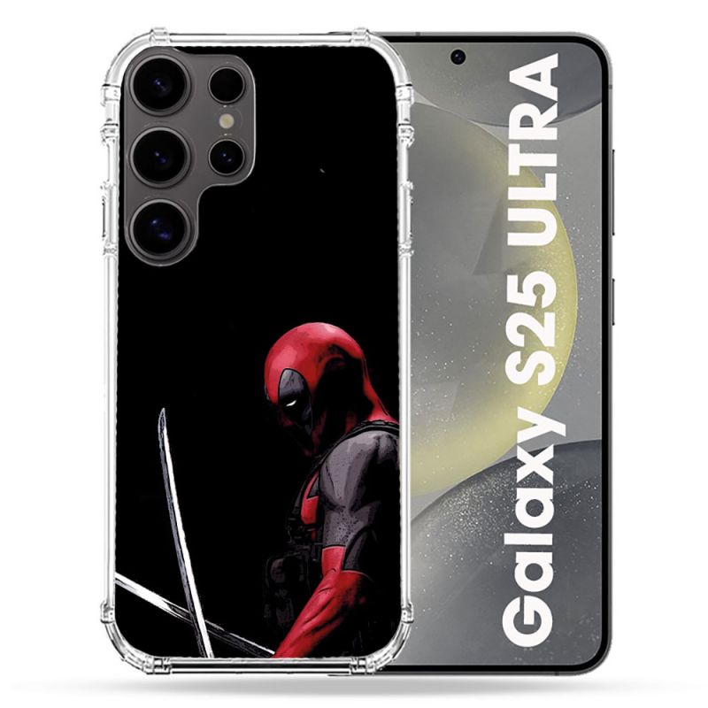 Coque Renforcée Pour Samsung Galaxy S25 ULTRA Deadpool Epee