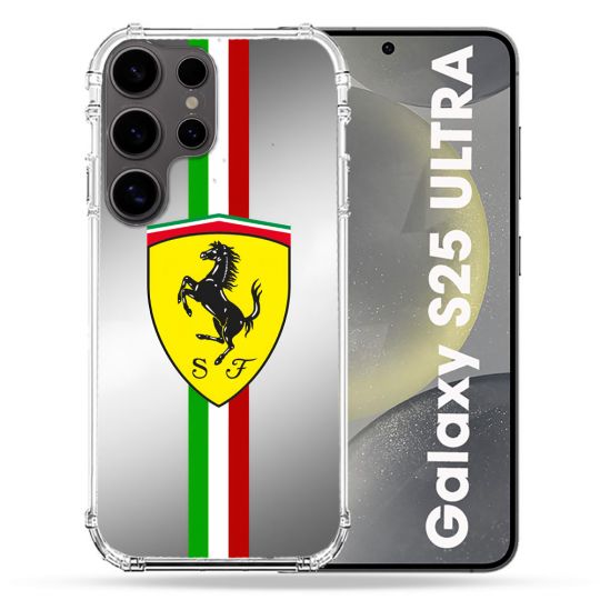 Coque Renforcée Pour Samsung Galaxy S25 ULTRA Ferrari Ligne