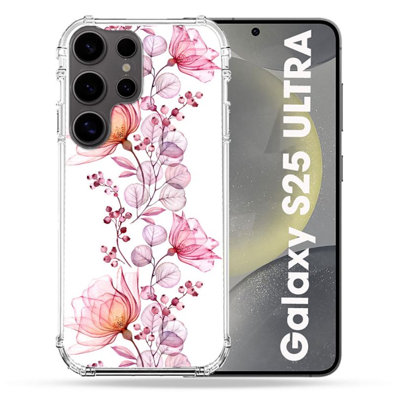 Coque Renforcée Pour Samsung Galaxy S25 ULTRA Fleur Eclosion