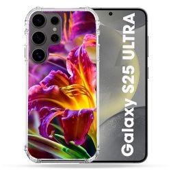 Coque Renforcée Pour Samsung Galaxy S25 ULTRA Fleur Lys Color