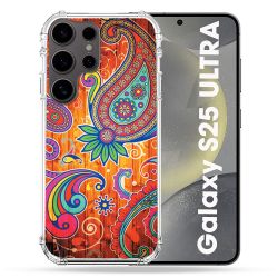 Coque Renforcée Pour Samsung Galaxy S25 ULTRA Fleur Psychedelic