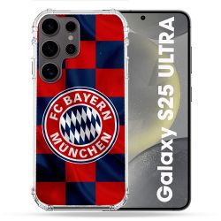 Coque Renforcée Pour Samsung Galaxy S25 ULTRA Foot Bayern Munich Carreaux