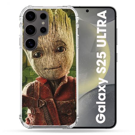 Coque Renforcée Pour Samsung Galaxy S25 ULTRA Groot Vert