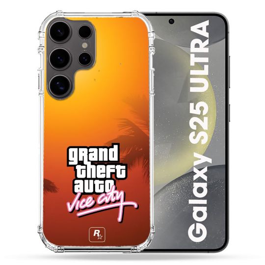 Coque Renforcée Pour Samsung Galaxy S25 ULTRA GTA Vice City