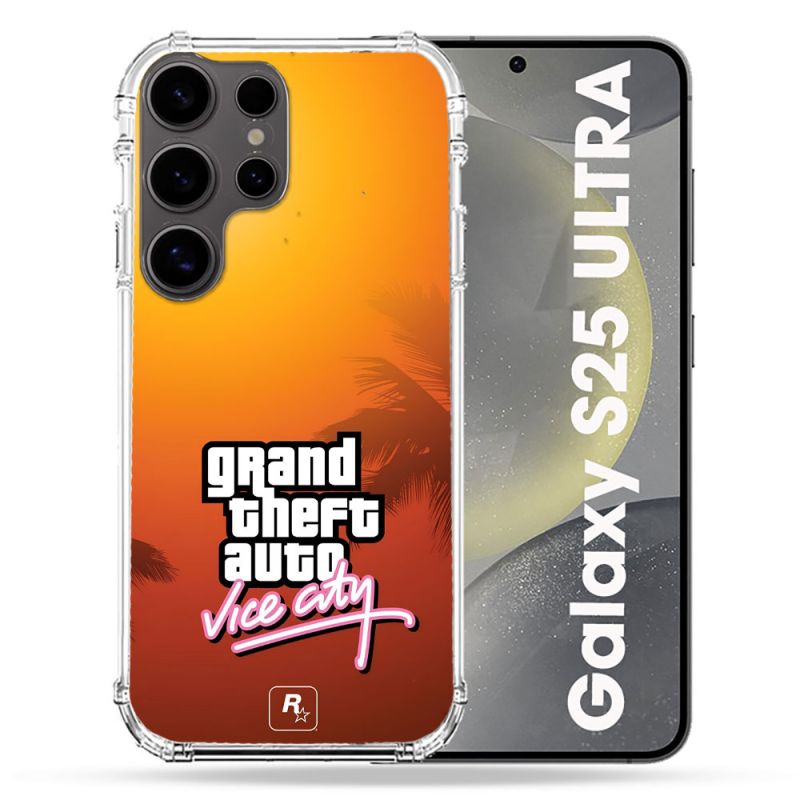 Coque Renforcée Pour Samsung Galaxy S25 ULTRA GTA Vice City