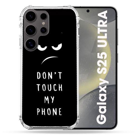 Coque Renforcée Pour Samsung Galaxy S25 ULTRA Humour Don't Touch