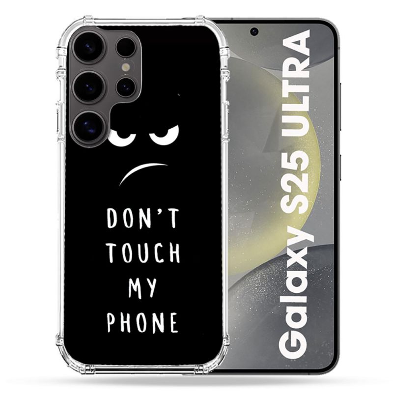 Coque Renforcée Pour Samsung Galaxy S25 ULTRA Humour Don't Touch