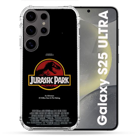 Coque Renforcée Pour Samsung Galaxy S25 ULTRA Jurassik Park Affiche