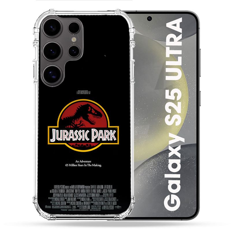 Coque Renforcée Pour Samsung Galaxy S25 ULTRA Jurassik Park Affiche