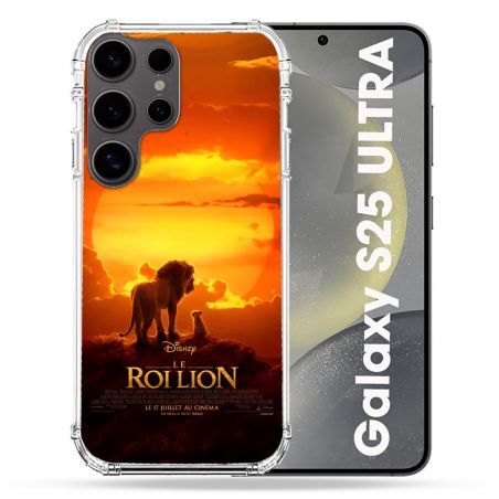 Coque Renforcée Pour Samsung Galaxy S25 ULTRA Le Roi Lion Affiche