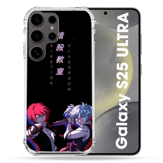 Coque Renforcée Pour Samsung Galaxy S25 ULTRA Manga Assassination Classroom Duo