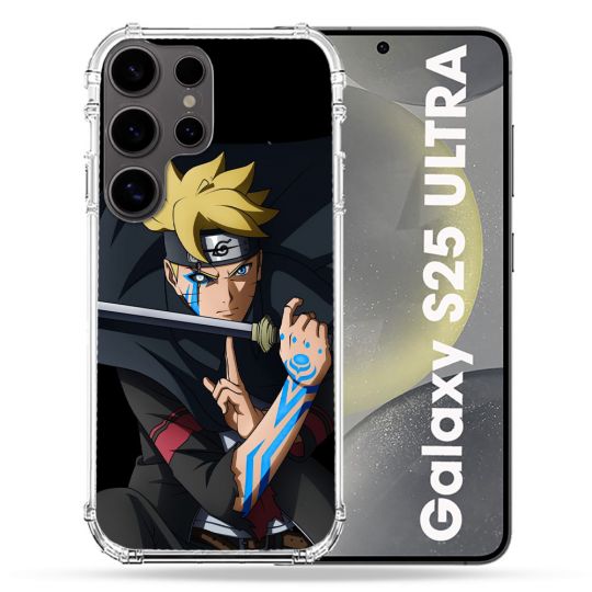 Coque Renforcée Pour Samsung Galaxy S25 ULTRA Manga Boruto Tatouage