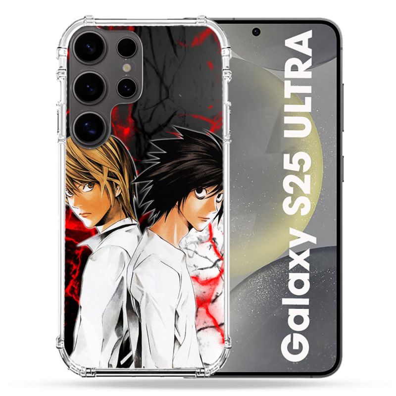 Coque Renforcée Pour Samsung Galaxy S25 ULTRA Manga Death Note Duo