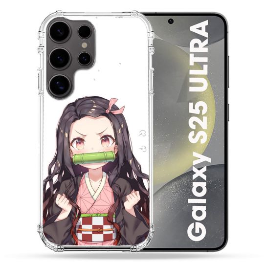 Coque Renforcée Pour Samsung Galaxy S25 ULTRA Manga Demon Slayer Nezuko