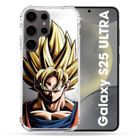 Coque Renforcée Pour Samsung Galaxy S25 ULTRA Manga Dragon Ball Sangoku Portrait