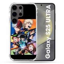 Coque Renforcée Pour Samsung Galaxy S25 ULTRA Manga My Hero Academia Noir