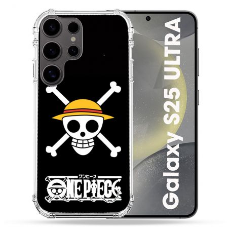 Coque Renforcée Pour Samsung Galaxy S25 ULTRA Manga One Piece Tete de Mort