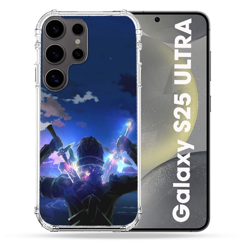Coque Renforcée Pour Samsung Galaxy S25 ULTRA Manga SAO sword Art Online Epee
