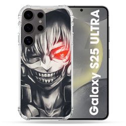 Coque Renforcée Pour Samsung Galaxy S25 ULTRA Manga Tokyo Ghoul Kaneki Noir