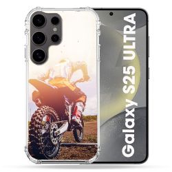 Coque Renforcée Pour Samsung Galaxy S25 ULTRA Moto Cross Soleil