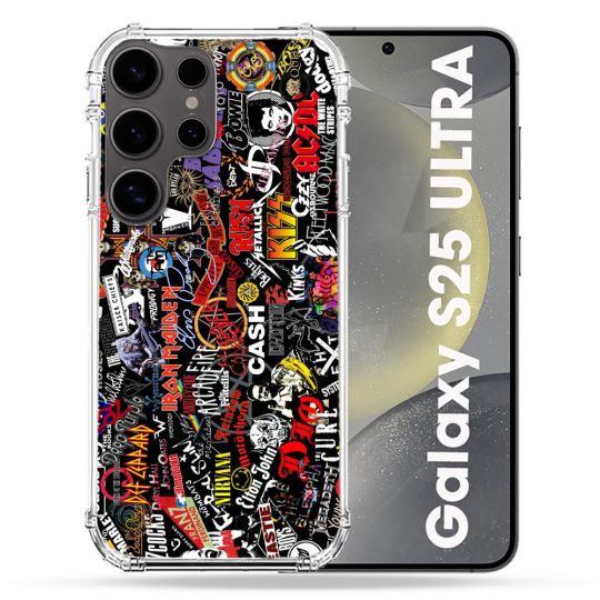 Coque Renforcée Pour Samsung Galaxy S25 ULTRA Musique Rock Groupe