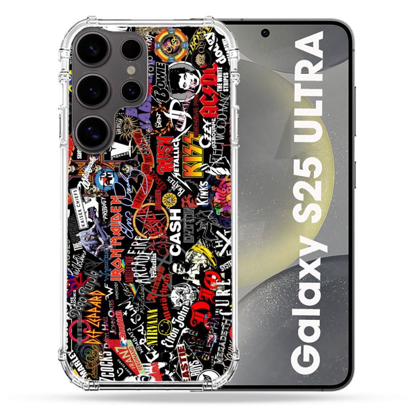 Coque Renforcée Pour Samsung Galaxy S25 ULTRA Musique Rock Groupe