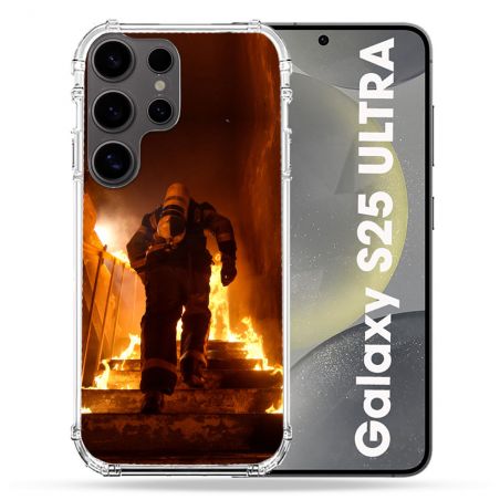 Coque Renforcée Pour Samsung Galaxy S25 ULTRA Pompier Escalier
